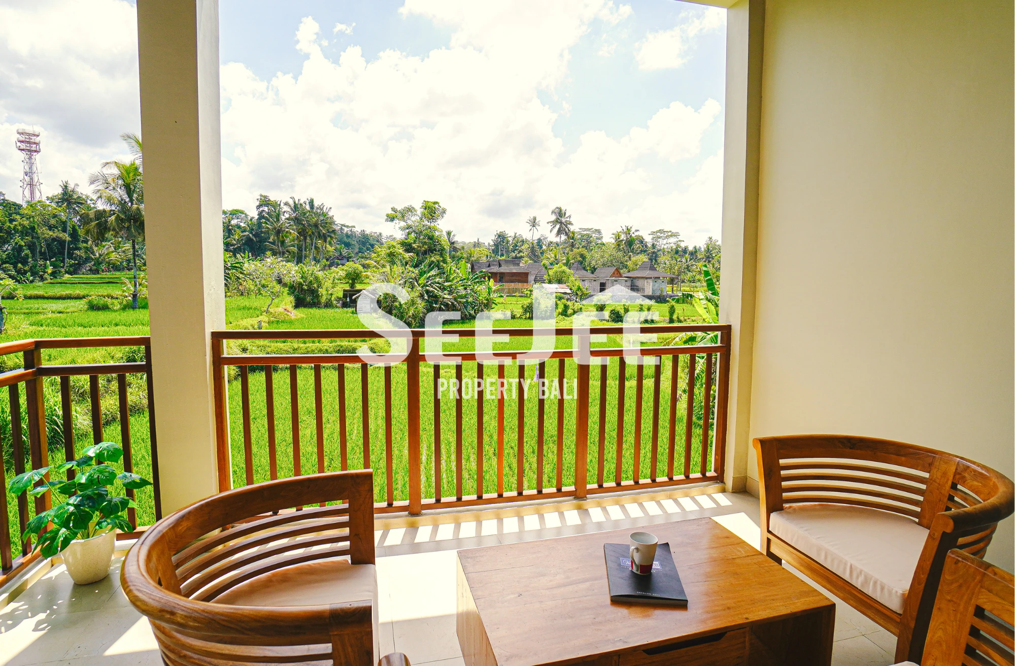 The Ubud Sanctuary: A Private Residential Haven with Iconic Rice Field Views - SVLU123